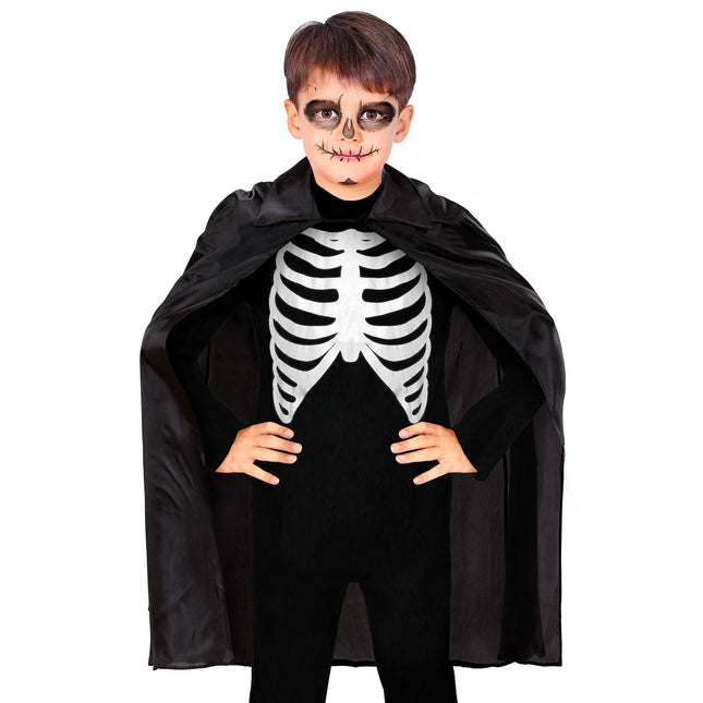 Halloween Cape Schwarz Kind 90cm