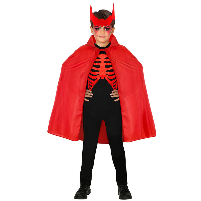 Halloween Cape Rot Kind 90cm