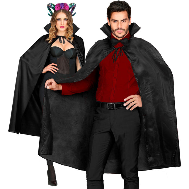 Halloween Cape Schwarz 1.15m