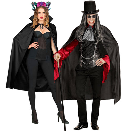 Halloween Cape Schwarz 1.15m