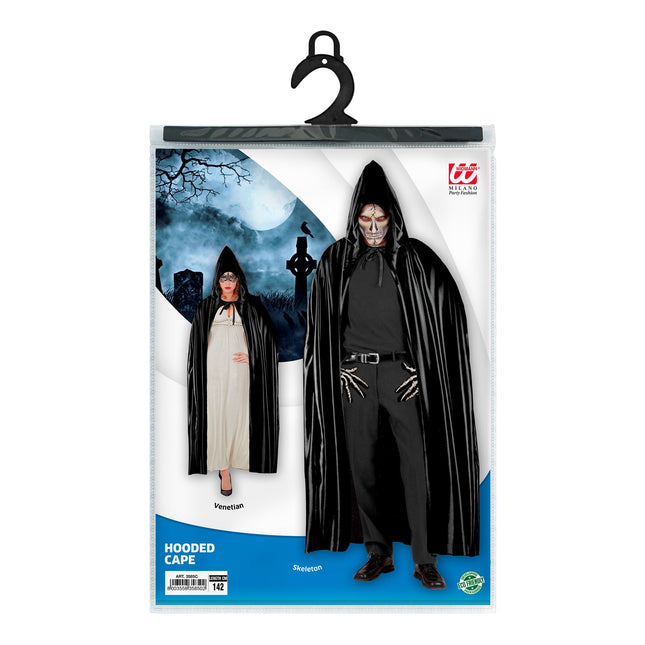 Halloween Cape Schwarz 1.42m