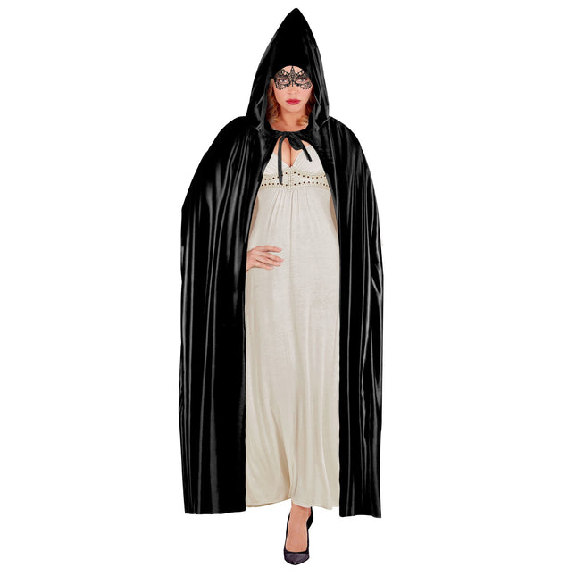 Halloween Cape Schwarz 1.42m