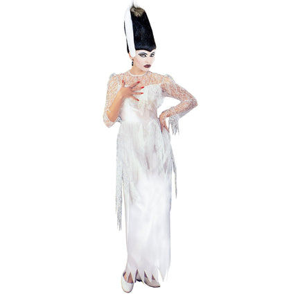 Halloween Kleid Weiß Damen Königin