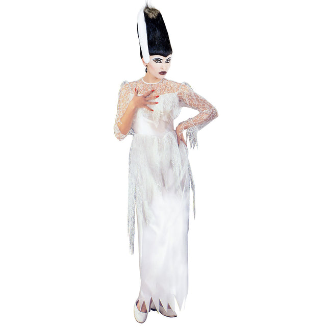 Halloween Kleid Weiß Damen Königin