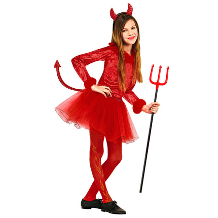 Halloween Kostüm Mädchen Teufel