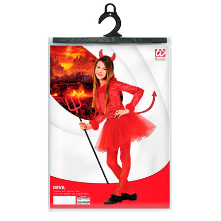 Halloween Kostüm Mädchen Teufel