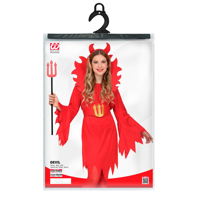 Halloween Kleid Rotes Kind Teufel