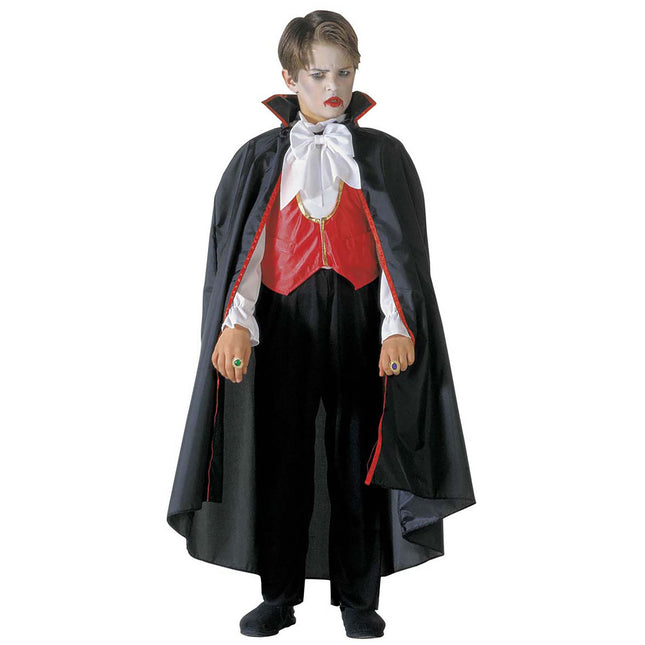 Halloween Kostüm Schwarz Rot Junge Dracula