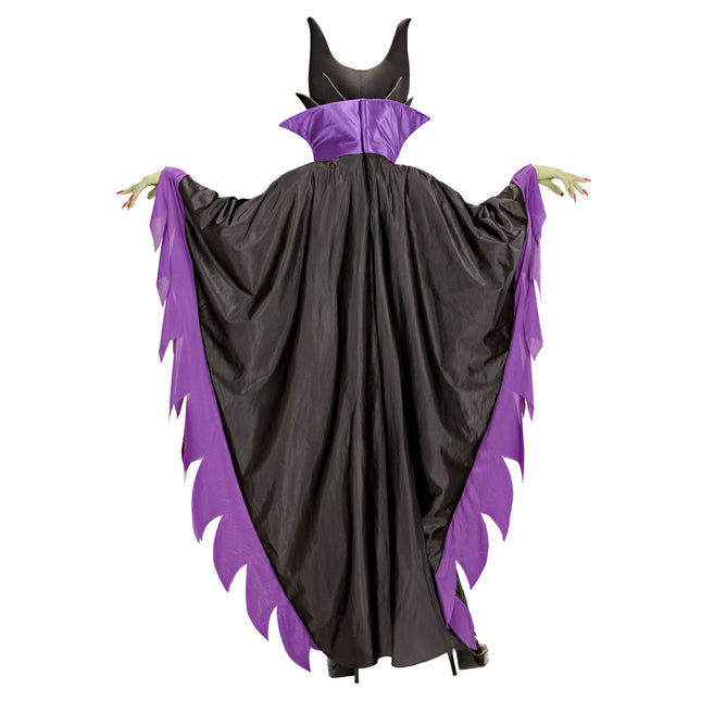Halloween Kleid Lila Damen Malefizia