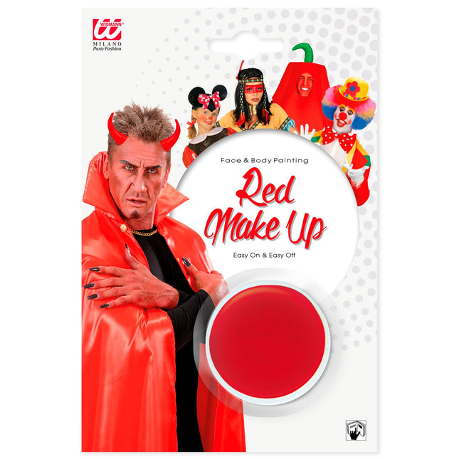 Rotes Make-Up Aqua