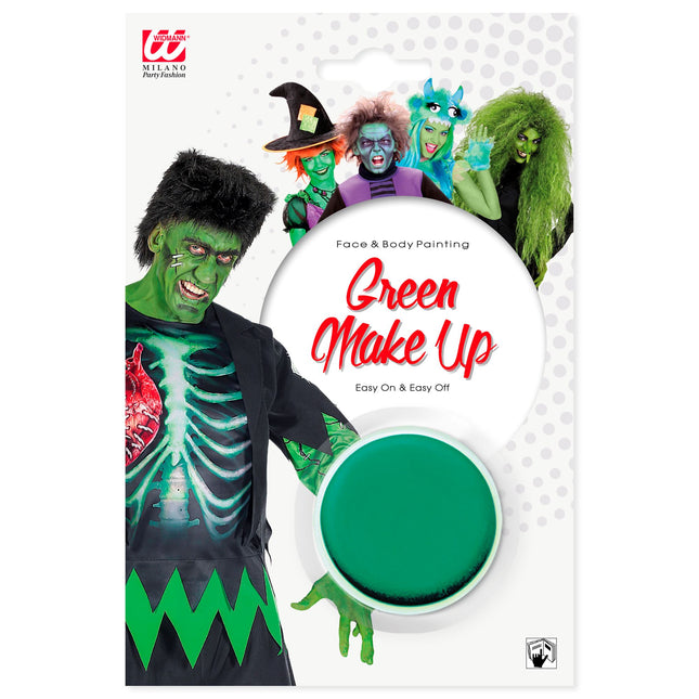 Grünes Make-Up Aqua