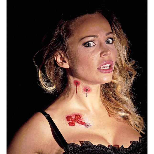 Halloween Fake Tattoos Vampirbisse