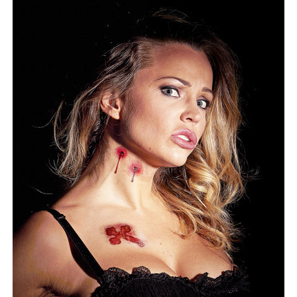 Halloween Fake Tattoos Vampirbisse