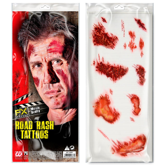 Halloween Fake Tattoos Rot