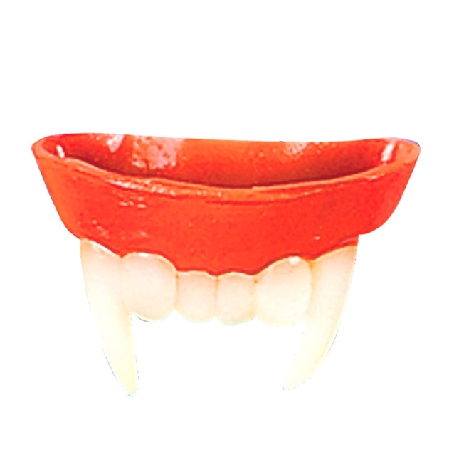 Gefälschte Vampirzähne Weiß Rot