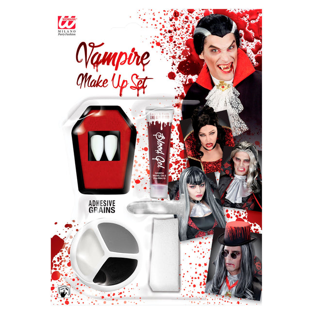 Halloween Schminkset Dracula 5 Stück