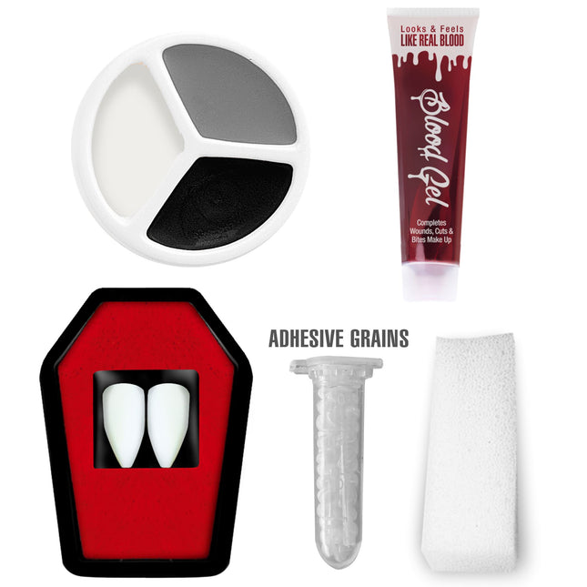 Halloween Schminkset Dracula 5 Stück