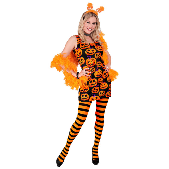 Kürbis Kleid Damen