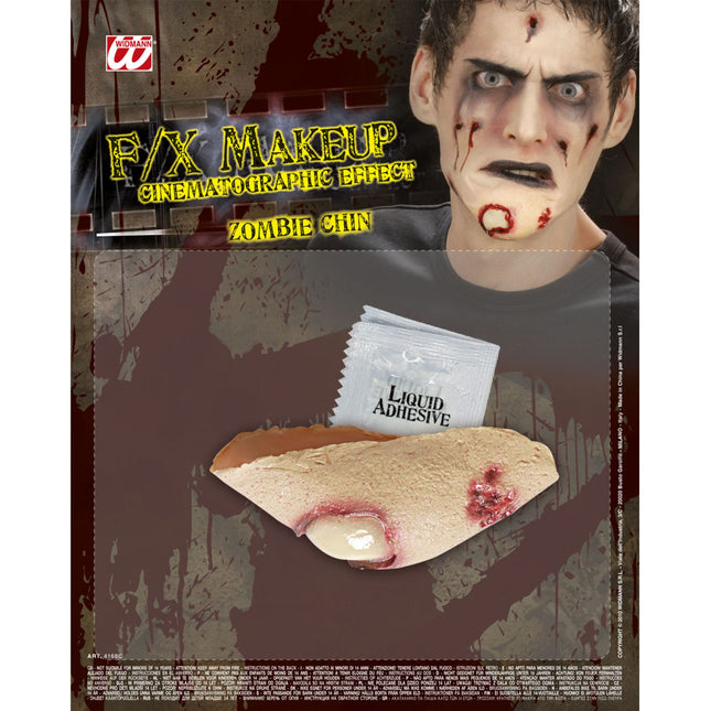 Halloween Falsche Wunde Zombie Kinn