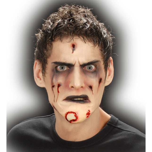Halloween Falsche Wunde Zombie Kinn