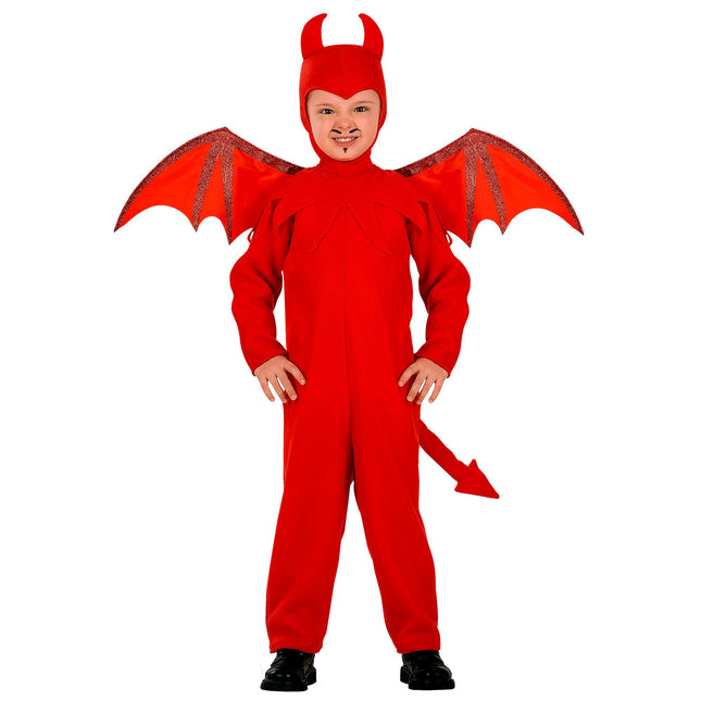 Halloween Kostüm Rot Kind Teufel 3 Stück