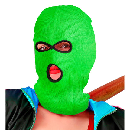 Schwarz Grüne Sturmhaube