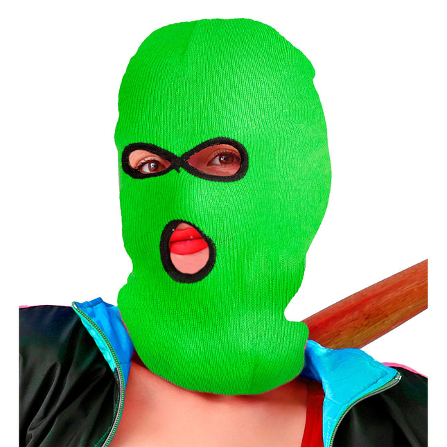Schwarz Grüne Sturmhaube