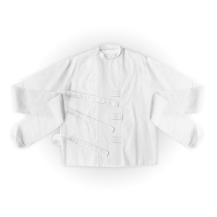 Weißes Kostüm Zwangsjacke