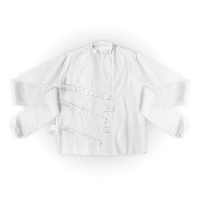 Weißes Kostüm Zwangsjacke