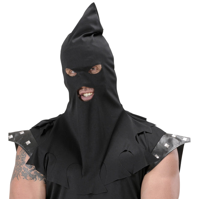 Schwarze Maske Kopfbedeckung