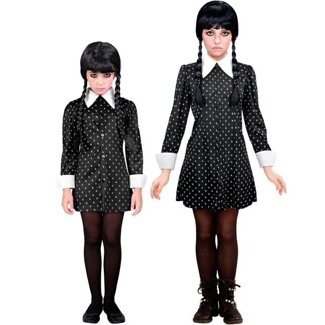 Halloween Kostüm Schwarzes Mädchen Gothic