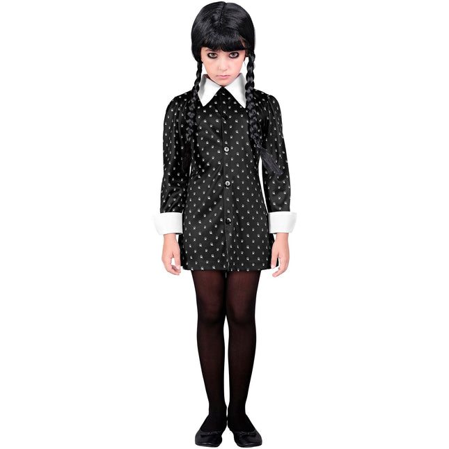 Halloween Kostüm Schwarzes Mädchen Gothic