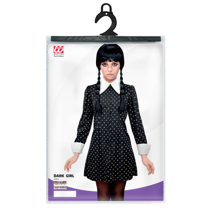 Halloween Kostüm Schwarzes Mädchen Gothic