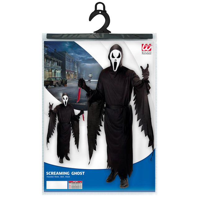 Schwarzes Kostüm Geist