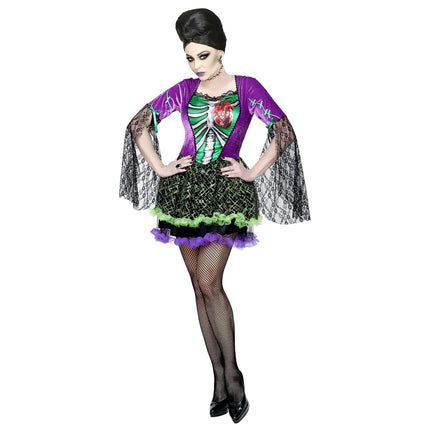 Halloween Kleid Damen Monsterbraut