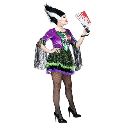 Halloween Kleid Damen Monsterbraut