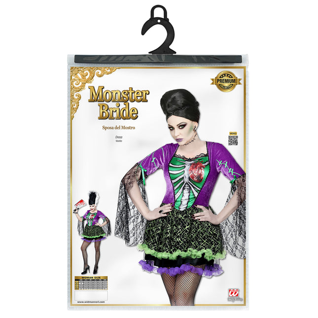 Halloween Kleid Damen Monsterbraut