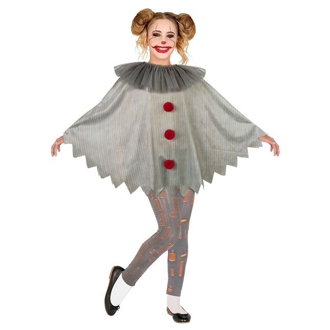 Halloween Poncho Kind Clown