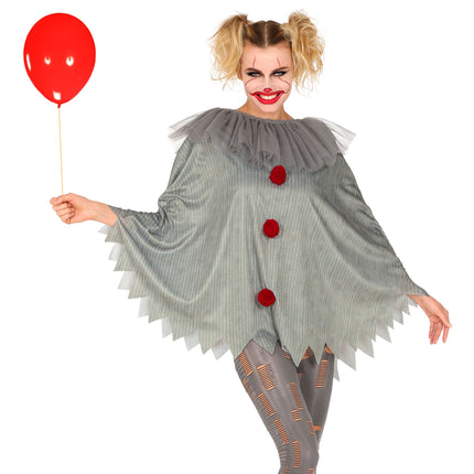 Halloween Poncho Clown