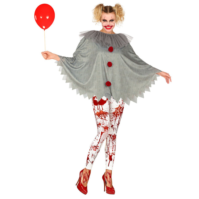 Halloween Poncho Clown