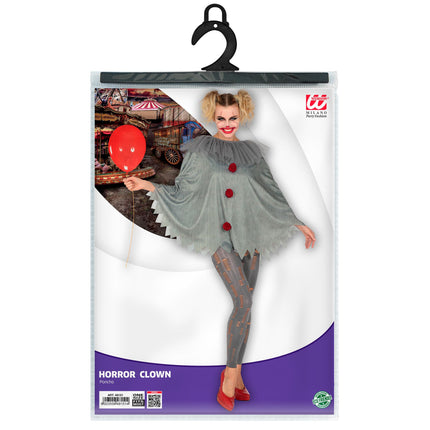 Halloween Poncho Clown