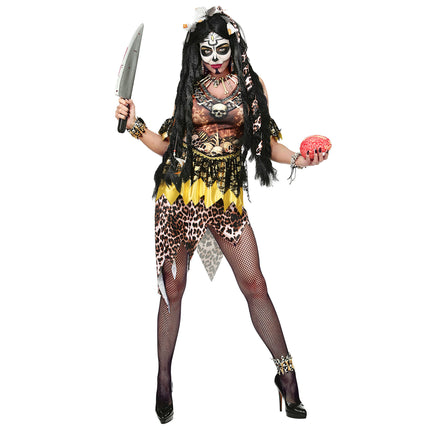 Halloween Kostüm Damen Voodoo