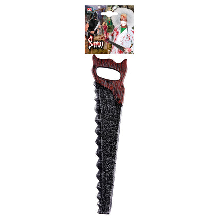 Halloween Falsche Säge blutig 53cm