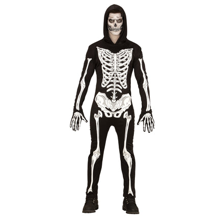 Halloween Kostüm Herren Skelett Glow In The Dark