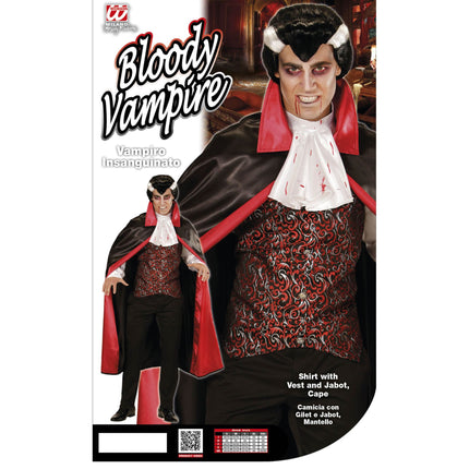 Halloween Kostüm Rot Herren Vampir