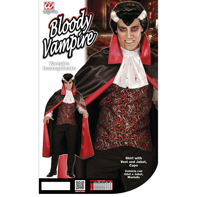 Halloween Kostüm Rot Herren Vampir