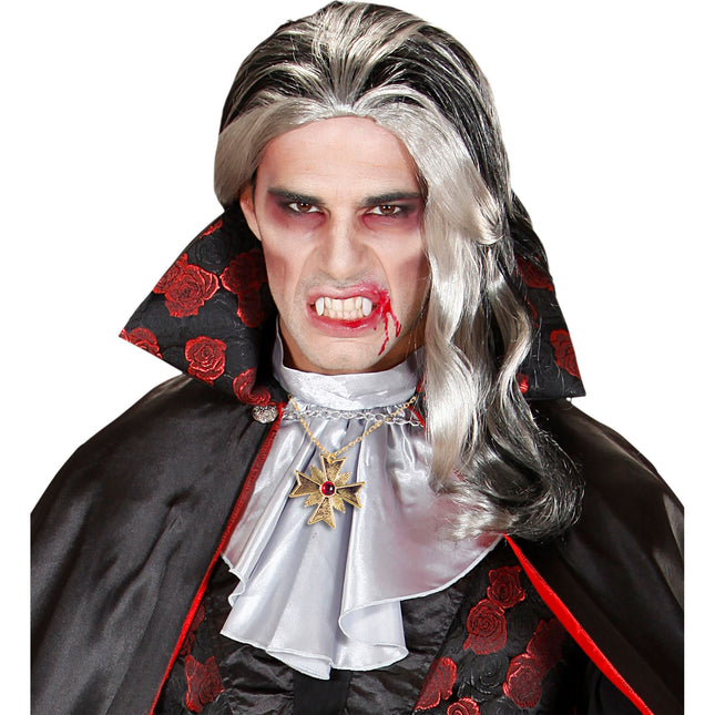 Halloween Accessoire Set Rot Gold 3 Stück