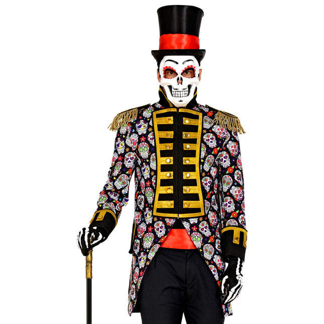 Dia De Los Muertos Jacke Männer Neon