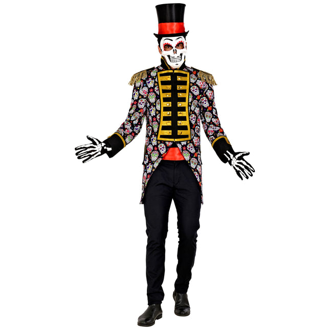 Dia De Los Muertos Jacke Männer Neon