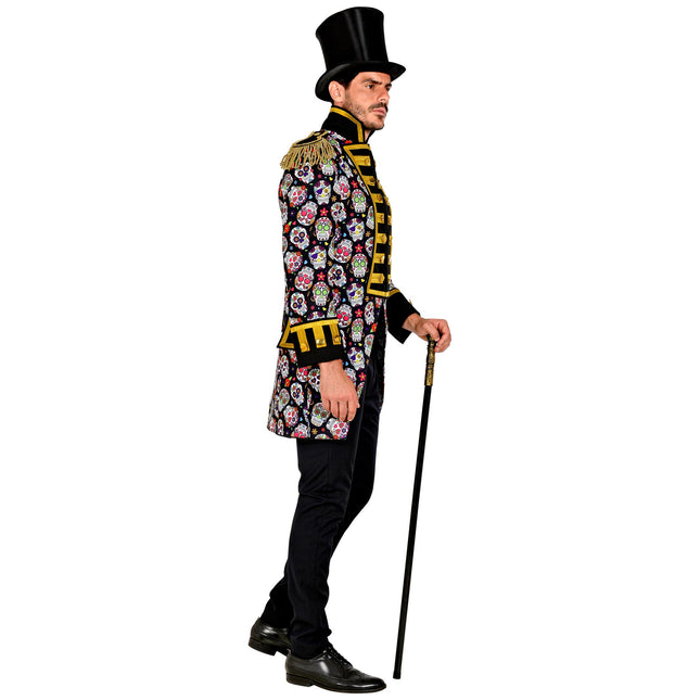 Dia De Los Muertos Jacke Männer Neon